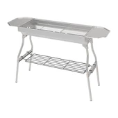 Zanglamaydigan po'latdan yasalgan ko'mir panjaralari bilan